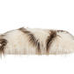 Alaska Ivory Brown Fur Pillow