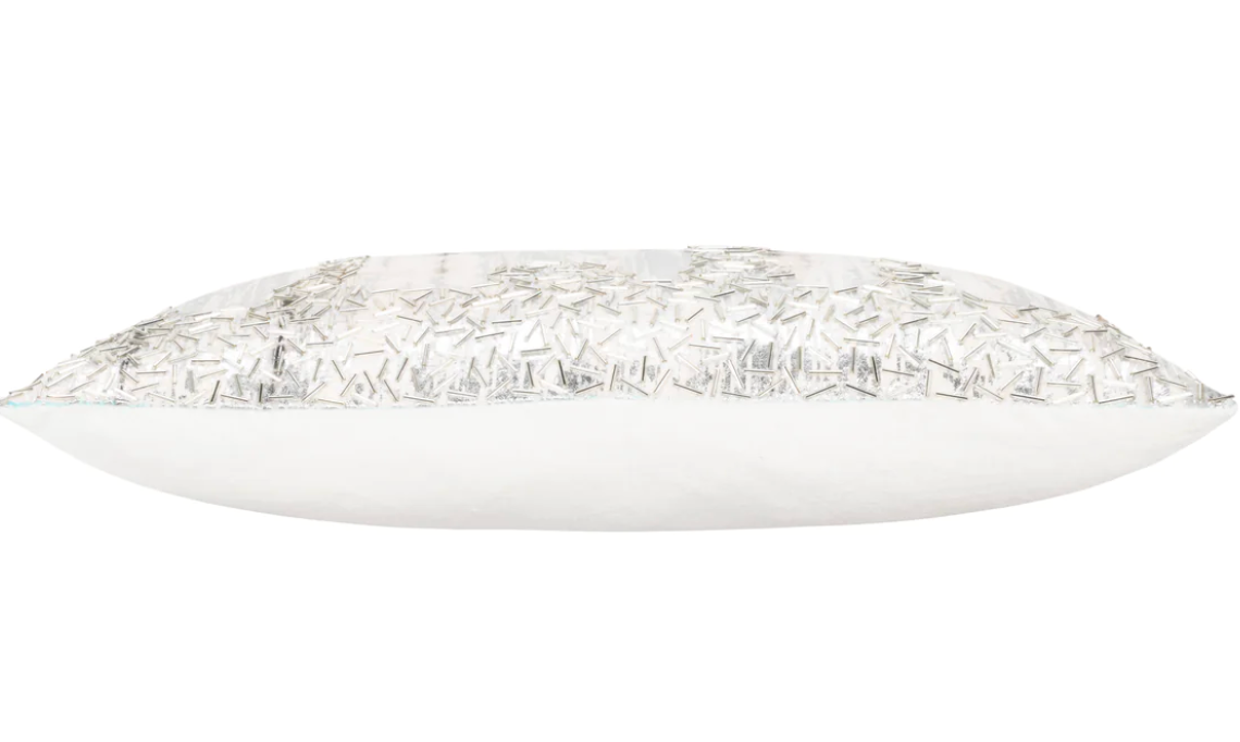 Lahana Ivory Stone Rectangular Pillow