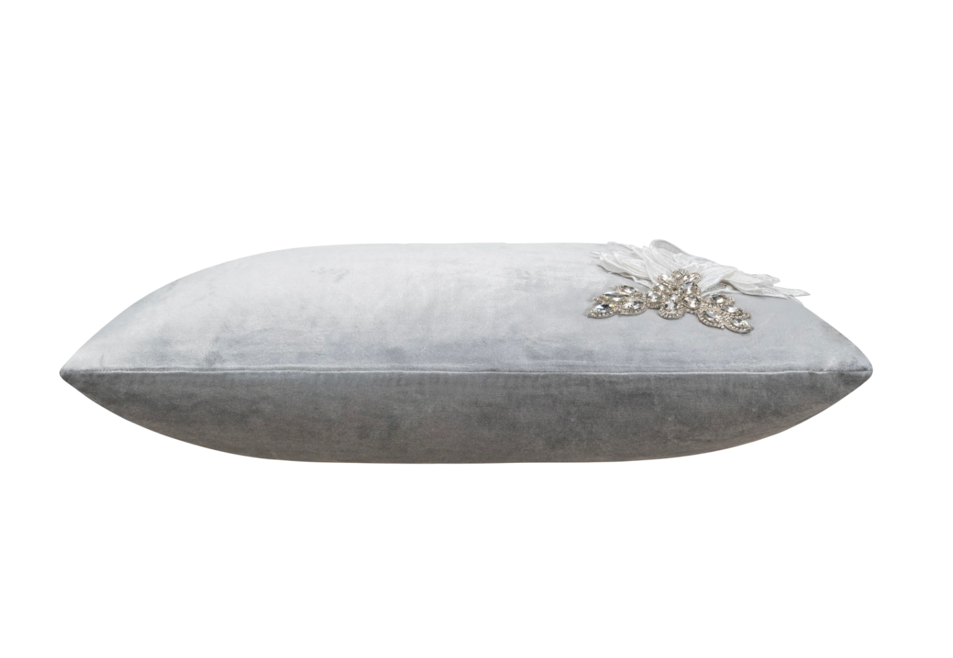 Diana Angel Wing Grey Decorative Pillow