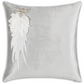 Diana Angel Wing Grey Decorative Pillow