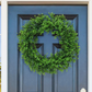 Artificial Green Boxwood Decorative Wreath Indoor/ Outdoor Use
