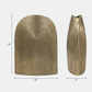 Sage Gold Modern Minimalist Aluminum Arch Vase 14''