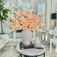 Mila Blush Faux Silk Cherry Blossom Branches Set of 3 Blush Flowers 36'' Fall Decor