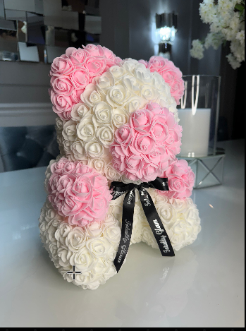 Totally Glam Rose Pink Teddy Bear Birthday, quinceaneras, anniversary, sweet 16, valentines, Mother’s Day