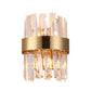 gold modern wall sconce