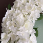 Capri White Faux Hydrangea Flower Wreath 23" - Handcrafted, Uv Resistant, All-Season, Indoor/Outdoor Decor, Perfect For Home, Wedding, Event