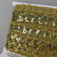 Beaded Lace Trim Sequin Lace Mesh Trim Gold Lace Ribbon Appliques