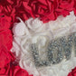Love Rhinestone Heart Diamond Totally Glam Red White Rose Bear Large 13''