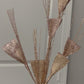 Rose Gold Glittered Floral Stem/ Pick Spray 2 pk