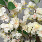 Sakura White Cream Silk Cherry Blossom 34” Set of 3 | Artificial Flower Branches for Home, Wedding, Event, and Spring Décor