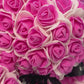 Totally Glam Large Rose Bear Ombre Pink, Purple Violet Hot pink easter Gift for her quinceanera