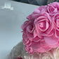 Totally Glam Rose Pink Teddy Bear Birthday, quinceaneras, anniversary, sweet 16, valentines, Mother’s Day