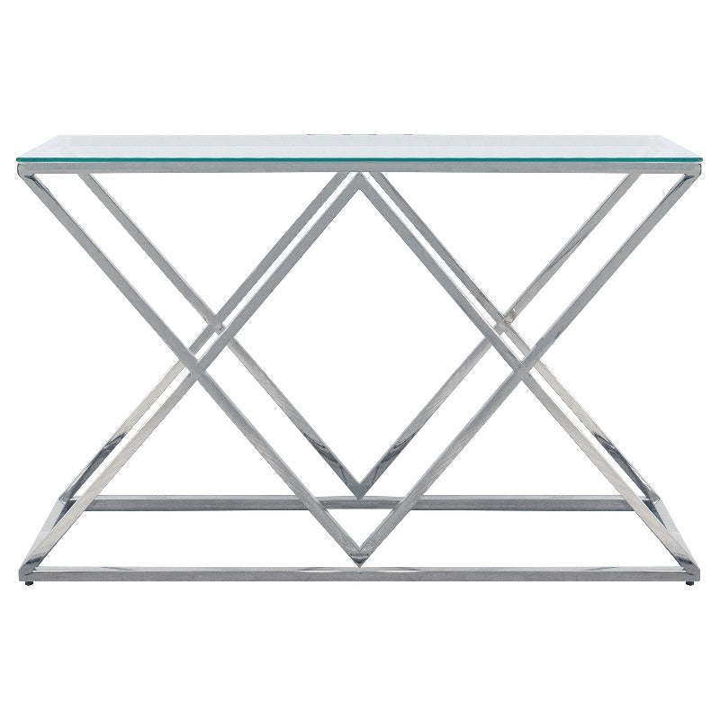 Diamond Console Table