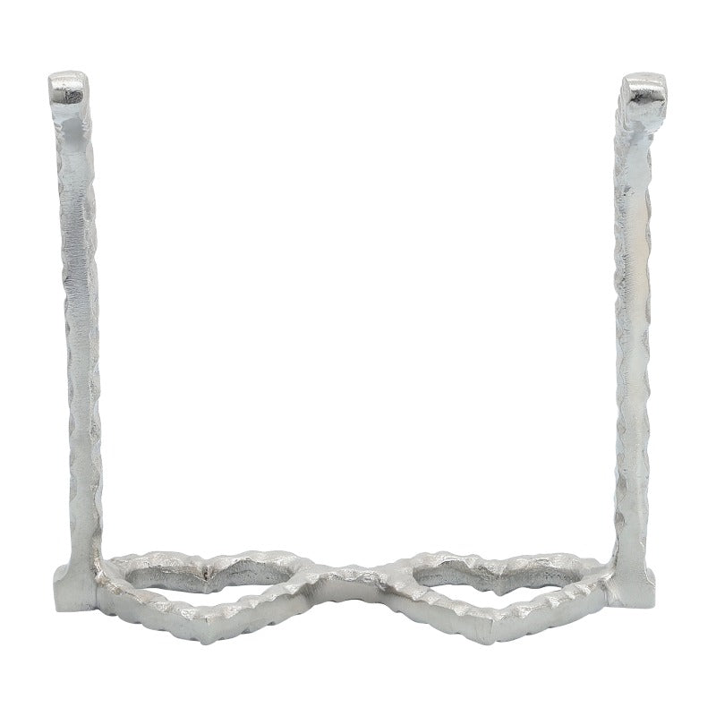 Silver Metal Heart Shaped Glasses