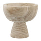 Natural Wood Bowl & Stand