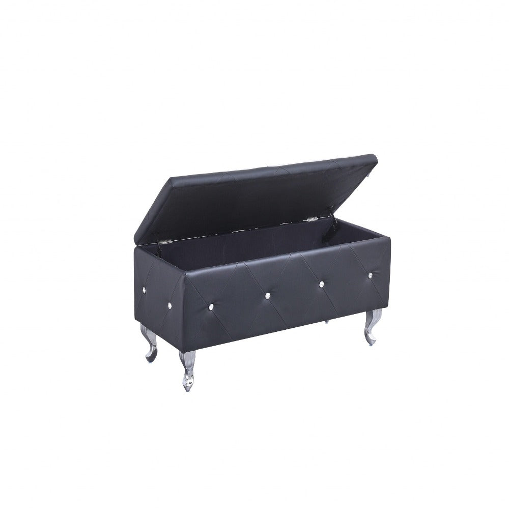 Florence Glam Tufted Storage Bench