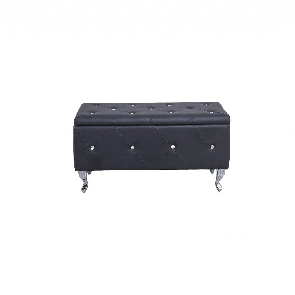 Florence Glam Tufted Storage Bench