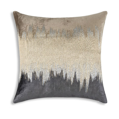 Mira Embroidered Velvet with Intricate Zari Work Pillow
