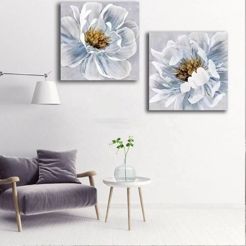 Spring Into Summer Hand Painted Wall Art, Set of 2