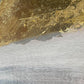 Golden Flower Hand Painted Foil Wall Art