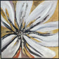 Golden Flower Hand Painted Foil Wall Art