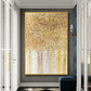 gold abstract wall art
