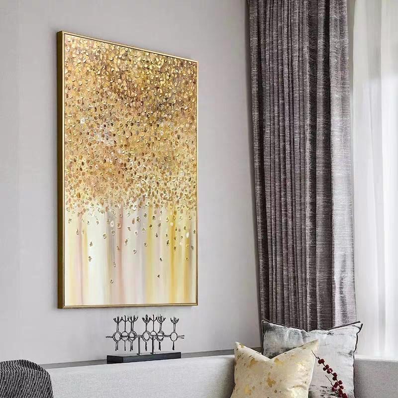 hand painted wall art