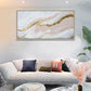 Avrille Pink Golden Foil Waterfall Abstract Wall Art