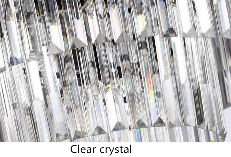 Aria Round Layered Crystal Chandelier