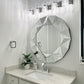 Leyah Modern Contemporary Round Mirror