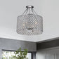 Ellis Contemporary Chrome Round Chandelier