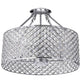 Ellis Contemporary Chrome Round Chandelier