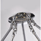 Ellis Contemporary Chrome Round Chandelier