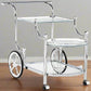Isabella Silver Serving Bar Cart