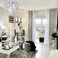 Bella Metallic Blackout Textured Curtains, 2 Panels