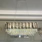 Dante Modern Rectangular Crystal Chandelier