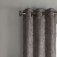 Bella Metallic Blackout Textured Curtains, 2 Panels