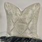 Akai Silver Hand Beaded Pillow