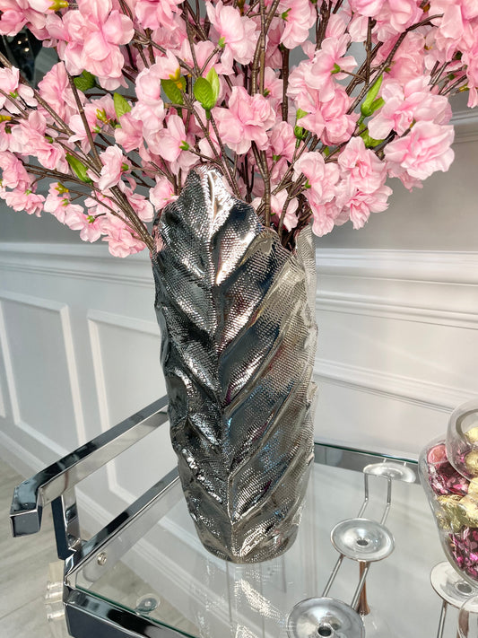 Silk Cherry Blossom Flower Branches, 36" Set of 3 Pink