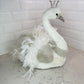Glam Christmas Feather Swans