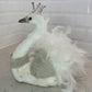 Glam Christmas Feather Swans