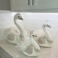 Glam Christmas Feather Swans