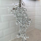 Clear Crystal Beaded Ornaments, 8 inch, Set of 5