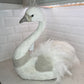 Glam Christmas Feather Swans