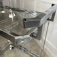 Ariana Silver Acrylic Serving Bar Cart