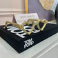 Gold Metal Heart Shaped Glasses