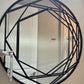 Round Metal Wall Mirror