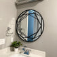 Round Metal Wall Mirror