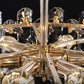 Daena Gold Crystal Chandelier