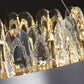 Kara Oval Black Crystal Chandelier